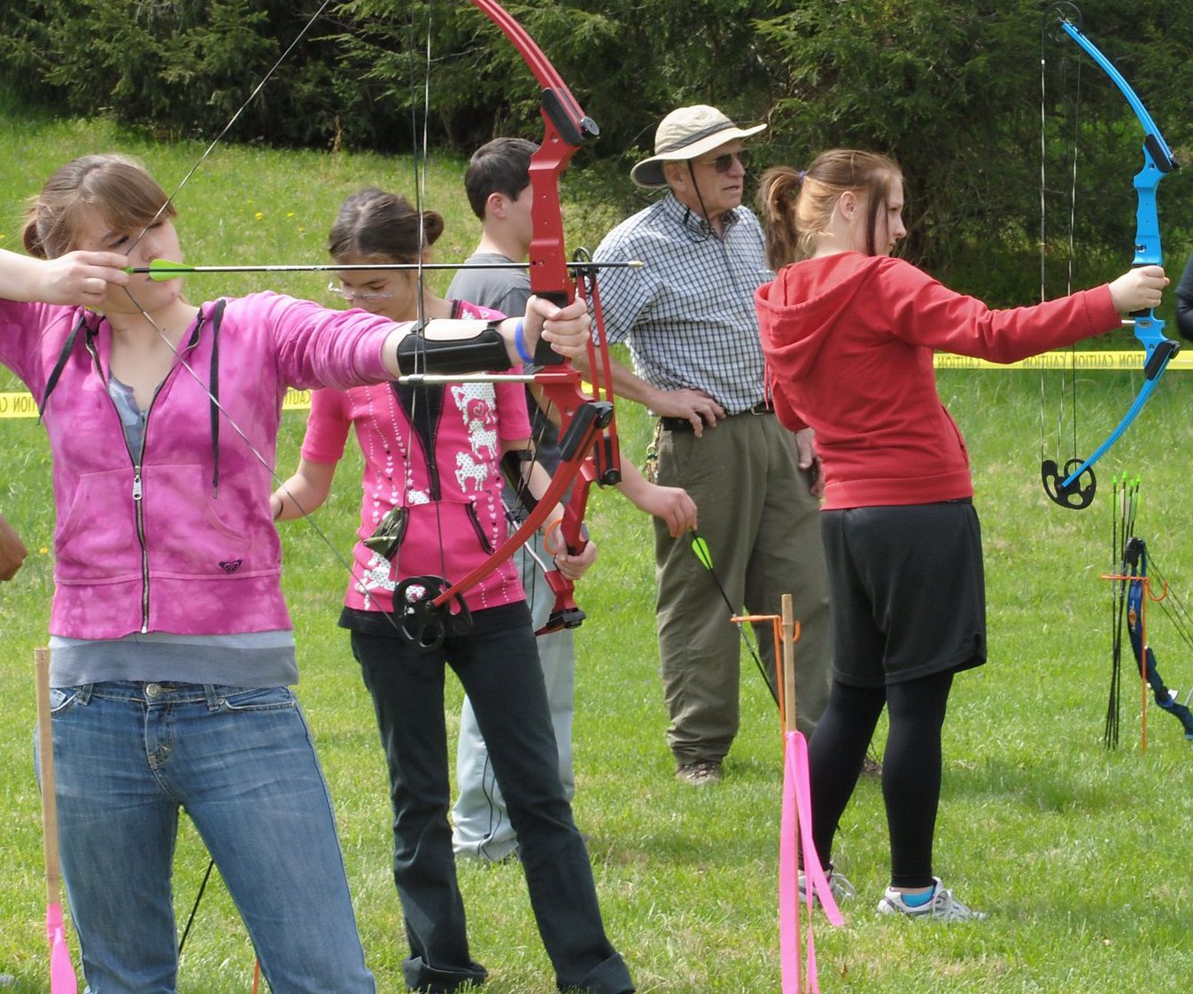 Photo_Verdun Article Dr. David Snyder Watches on during Archery -1.jpg